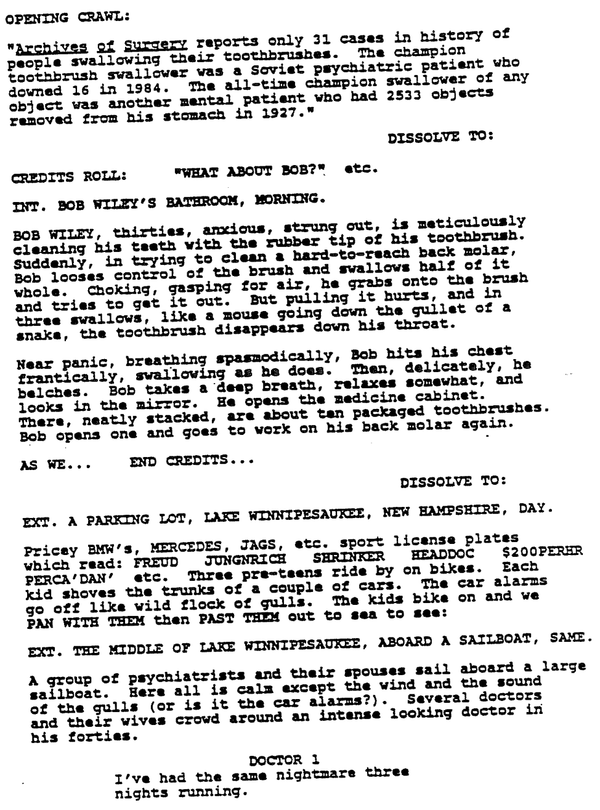 Page One: “What About Bob?” (1991)