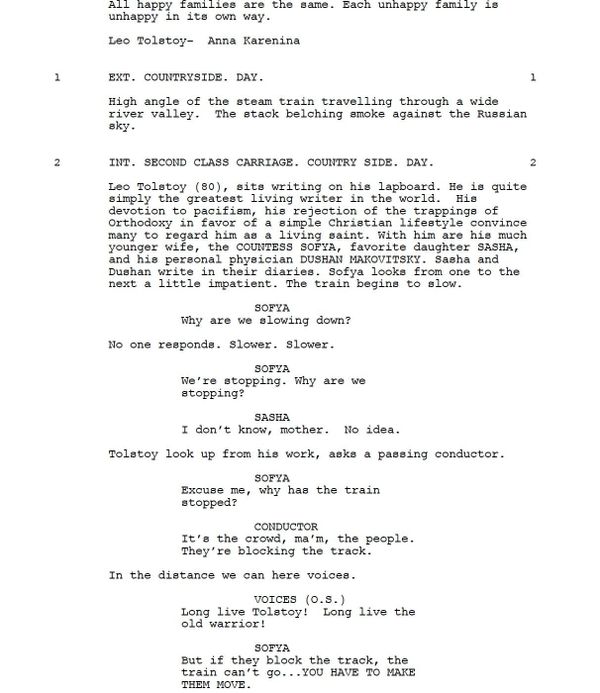 Page One: “The Last Station” (2009)