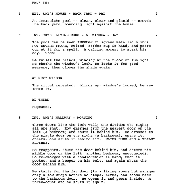 Page One: “Matchstick Men” (2003)