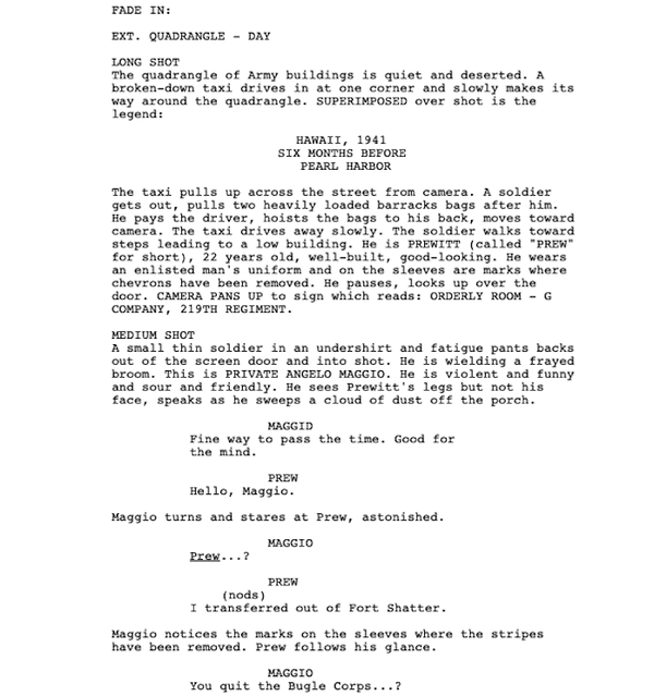 Page One: “From Here to Eternity” (1953)