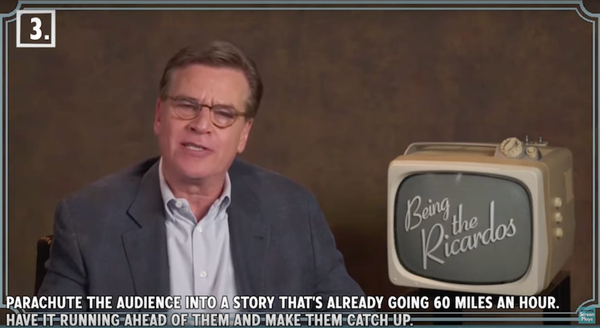 Video: 20 Screenwriting Tips from Aaron Sorkin