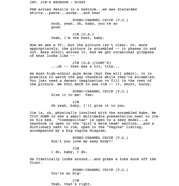 Page One: “American Pie” (1999)