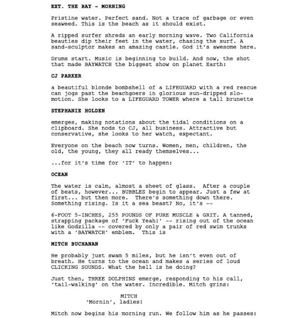 Page One: “Baywatch” (2017)
