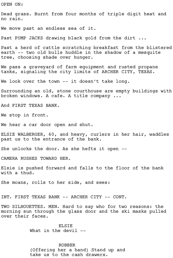 Page One: ‘Hell or High Water’ (2016)