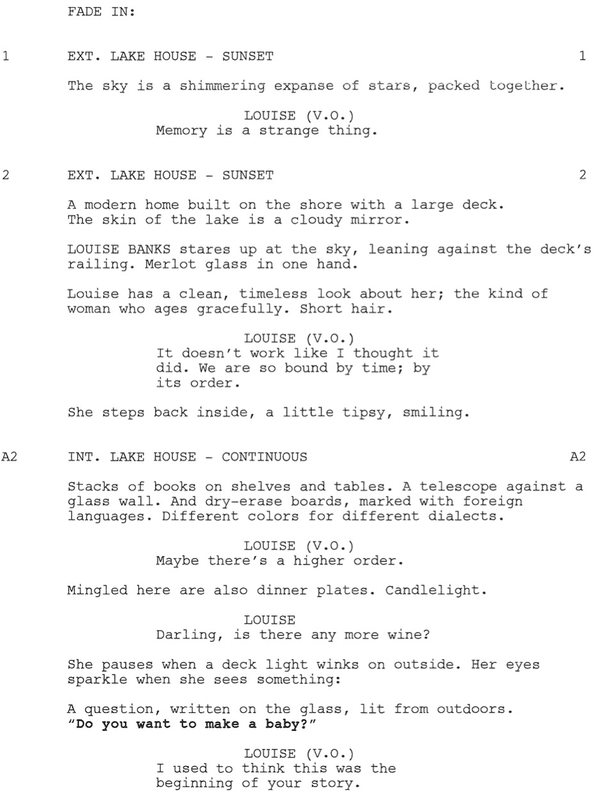 Page One: “Arrival” (2016)