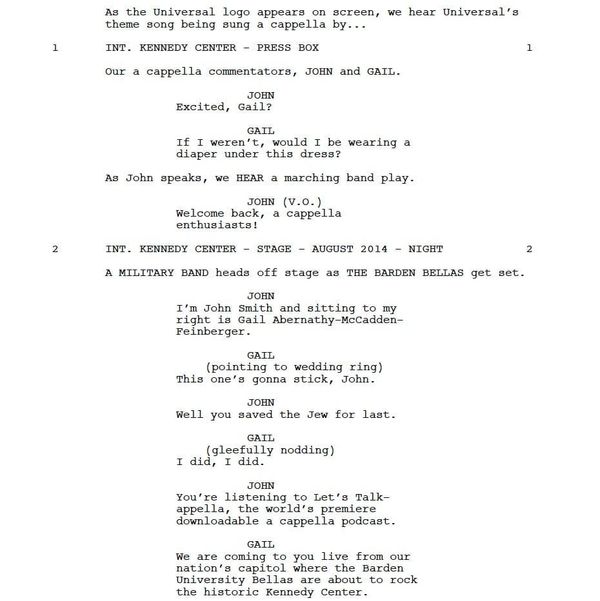 Page One: “Pitch Perfect 2” (2015)