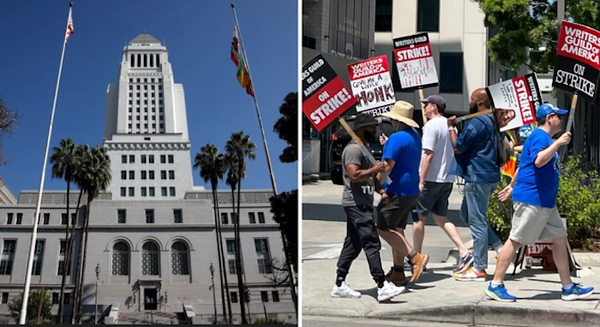 L.A. City Council Approves Resolution Supporting WGA Strike