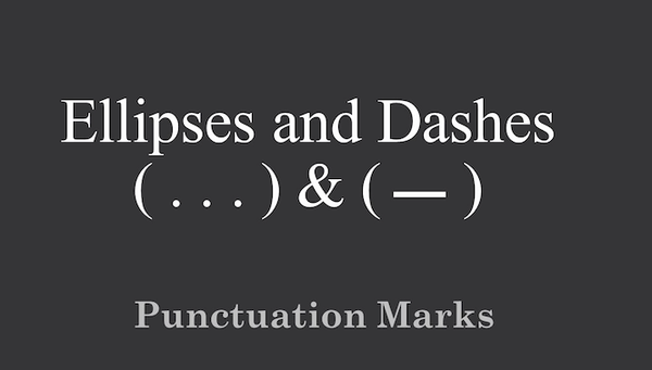 How to Use Dashes and Ellipses in a Screenplay