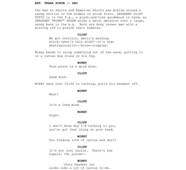 Page One: “Lone Star” (1996)