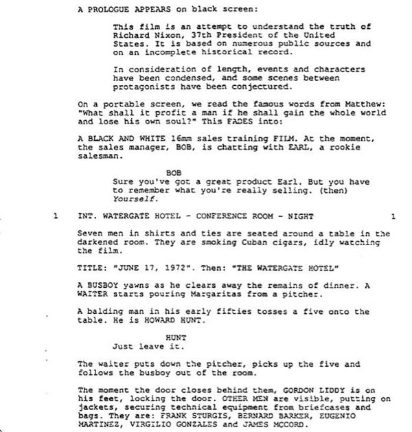 Page One: “Nixon” (1995)