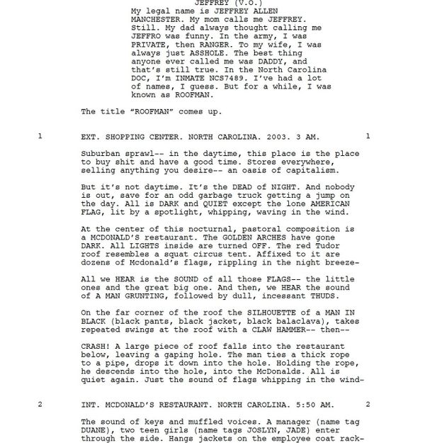 Page One: “Roofman” (2025)