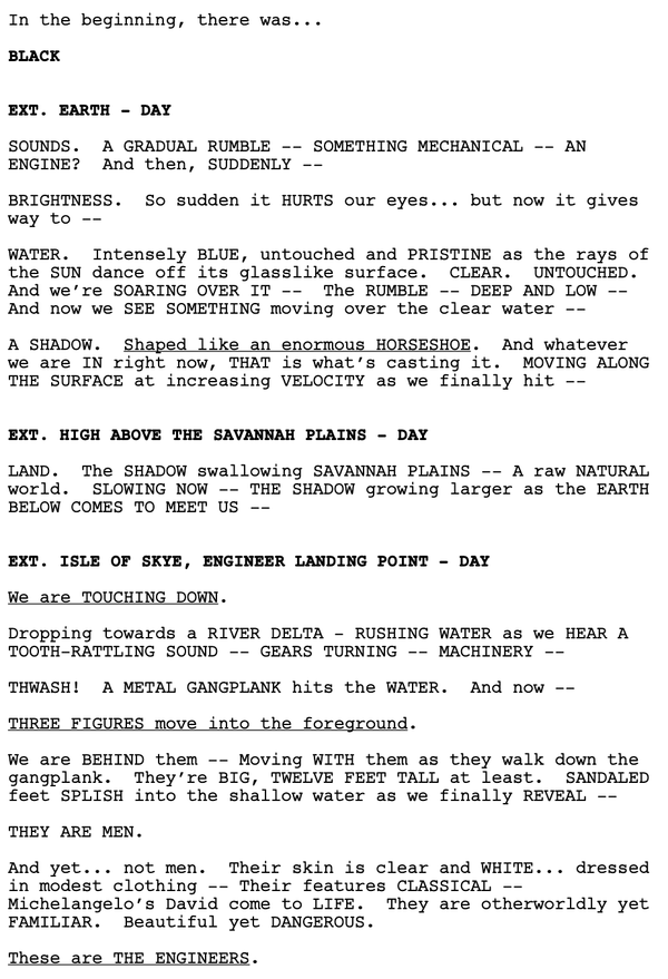 Page One: “Prometheus” (2012)