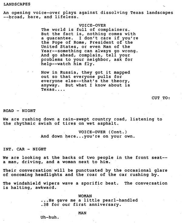 Page One: ‘Blood Simple’ (1984)