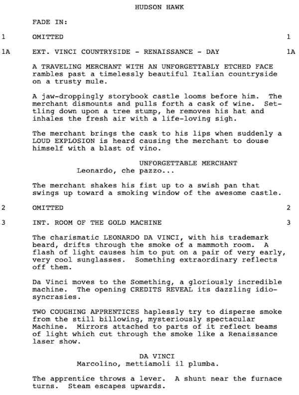 Page One: “Hudson Hawk” (1991)
