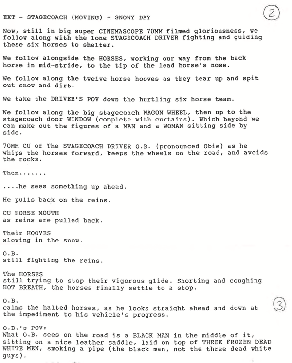 Page One: ‘The Hateful Eight’ (2015)