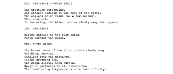Balance between Scene Description and Dialogue