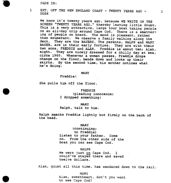 Page One: “Splash” (1983)