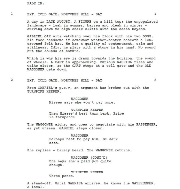 Page One: “Far from the Madding Crowd” (2015)