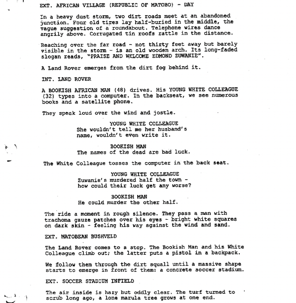 Page One: “The Interpreter” (2005)