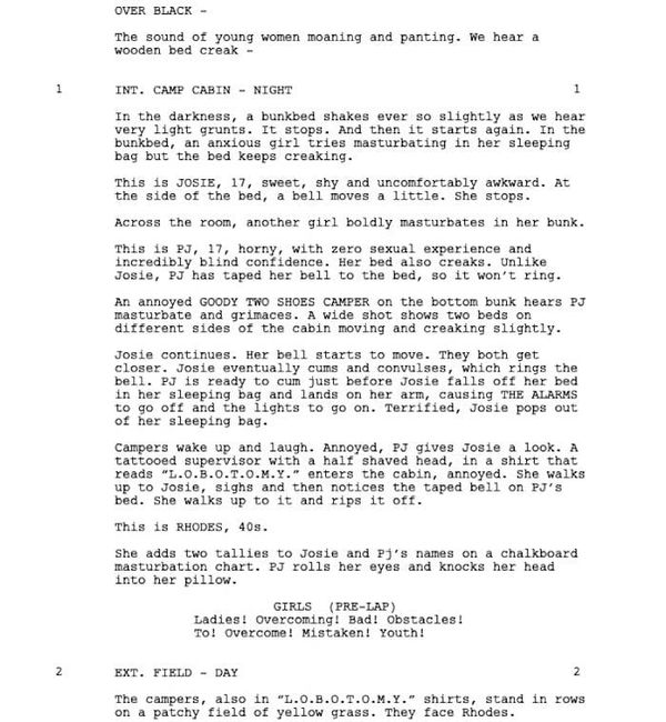 Page One: “Bottoms” (2023)