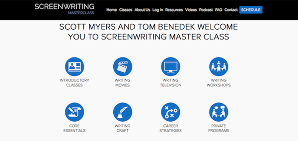 How to use resources at Screenwriting Master Class?