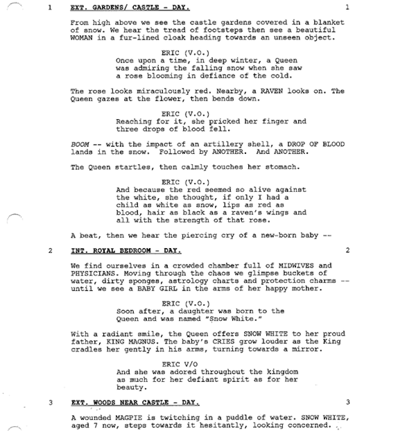 Page One: “Snow White and the Huntsman” (2012)