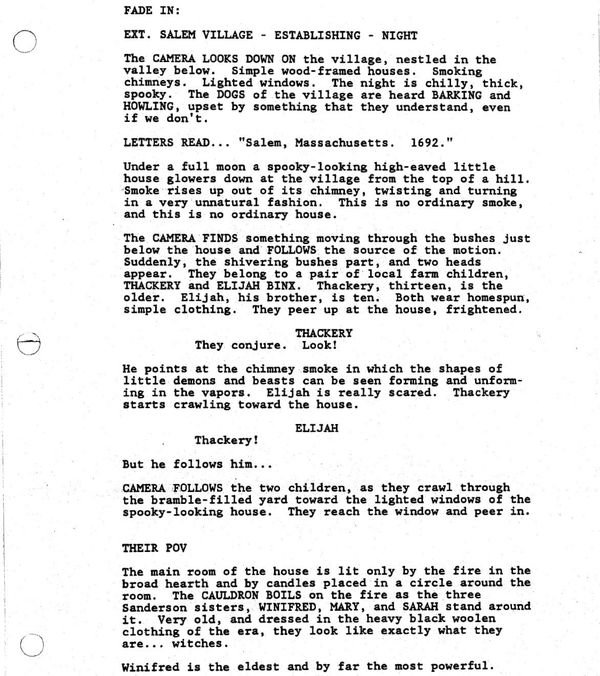 Page One: “Hocus Pocus” (1993)