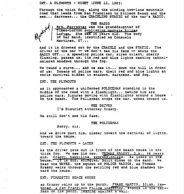 Page One: “Jagged Edge” (1985)