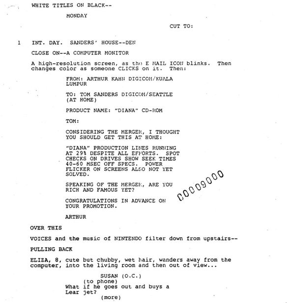 Page One: “Disclosure” (1994)
