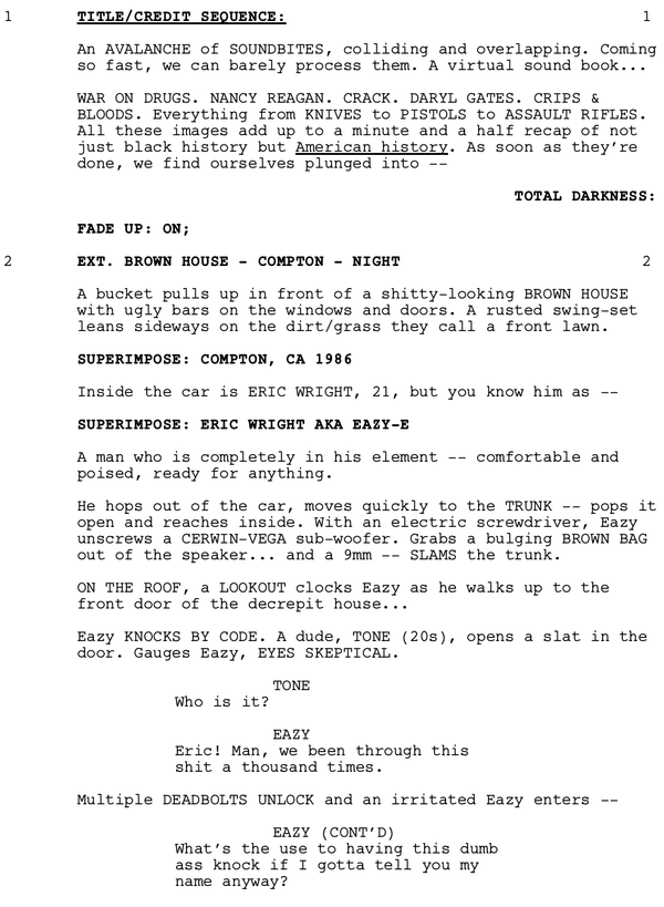 Page One: ‘Straight Outta Compton’ (2015)