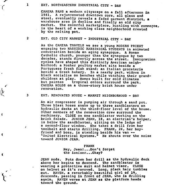 Page One: “Flashdance” (1983)