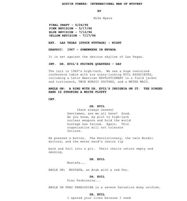 Page One: “Austin Powers: International Man of Mystery” (1997)