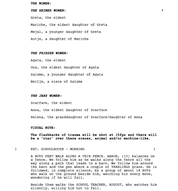 Page One: “Women Talking” (2022)