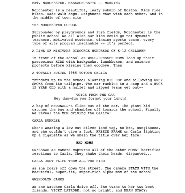 Page One: “Bad Moms” (2016)