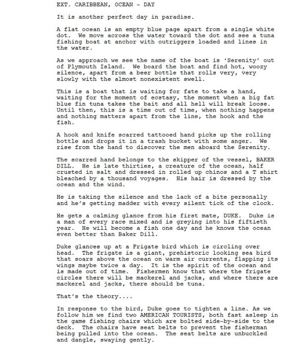 Page One: “Serenity” (2019)
