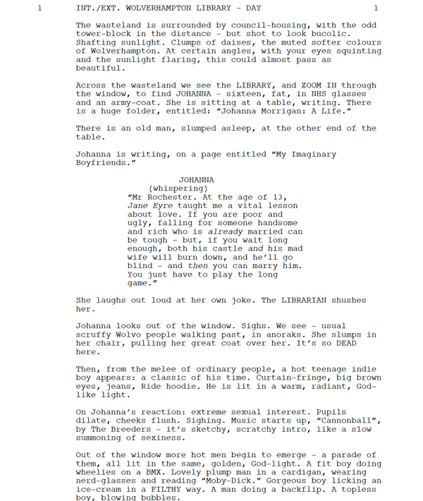 Page One: “How to Build a Girl” (2019)