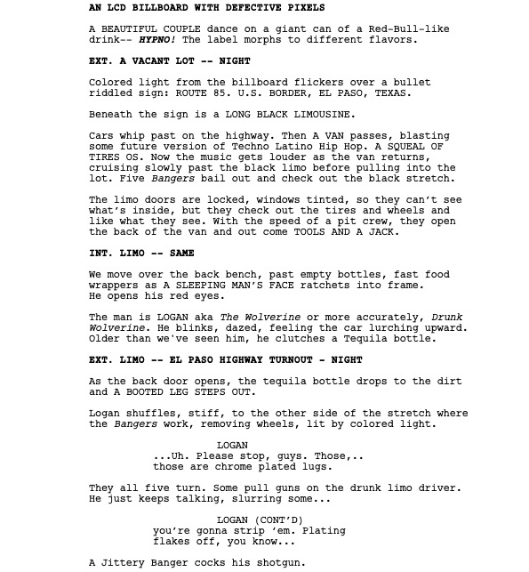 Page One: “Logan” (2017)