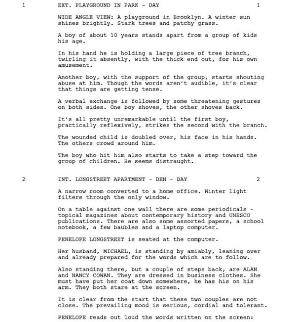 Page One: “Carnage” (2011)