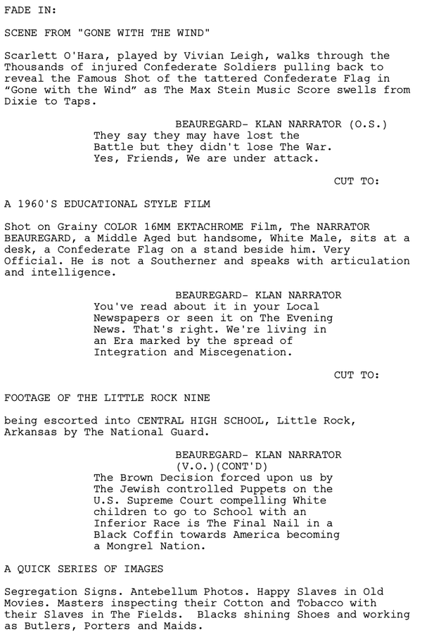 Page One: ‘BlacKkKlansman’ (2018)