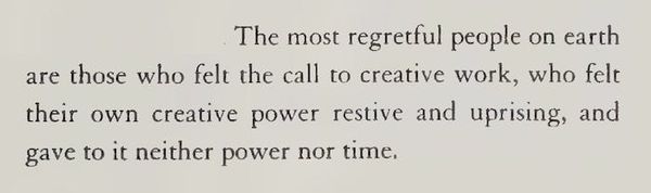 If you feel the pull toward creative interests … embrace it.