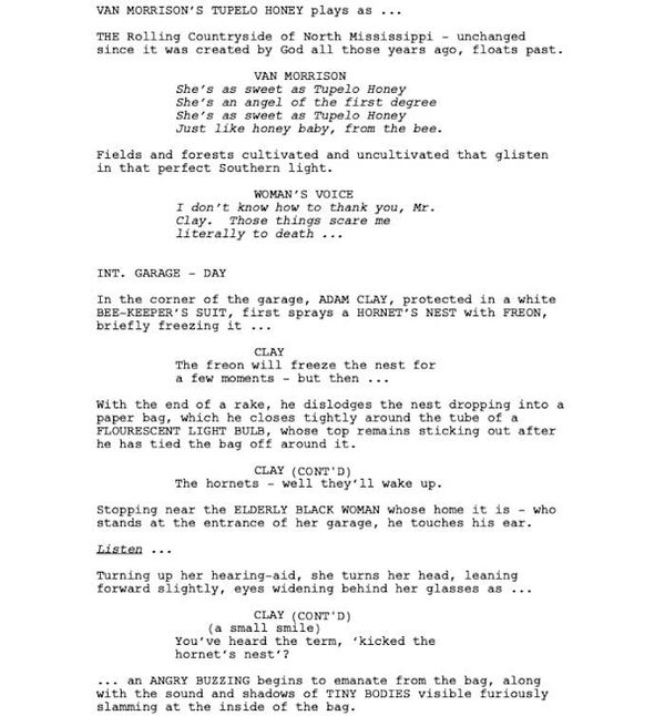 Page One: “The Beekeeper” (2024)