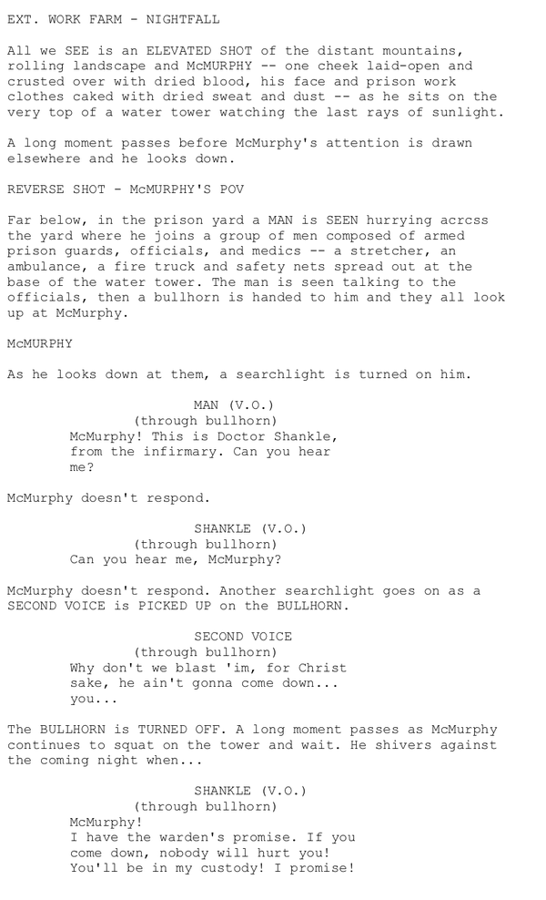 Page One: ‘One Flew Over the Cuckoo’s Nest’ (1975)