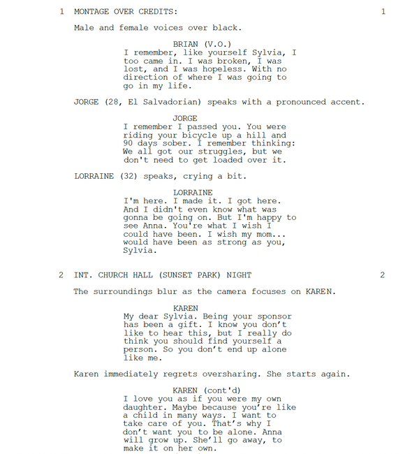 Page One: “Memory” (2023)