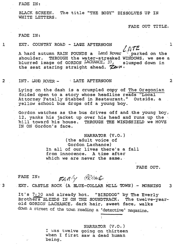 Page One: “Stand by Me” (1986)
