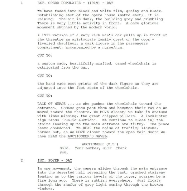Page One: “The Phantom of the Opera” (2004)