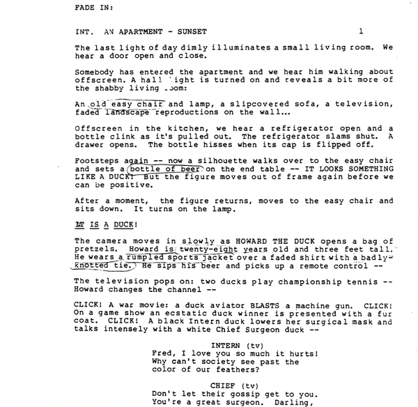 Page One: “Howard the Duck” (1986)