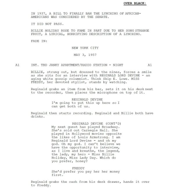 Page One: “The United States vs. Billie Holiday” (2021)