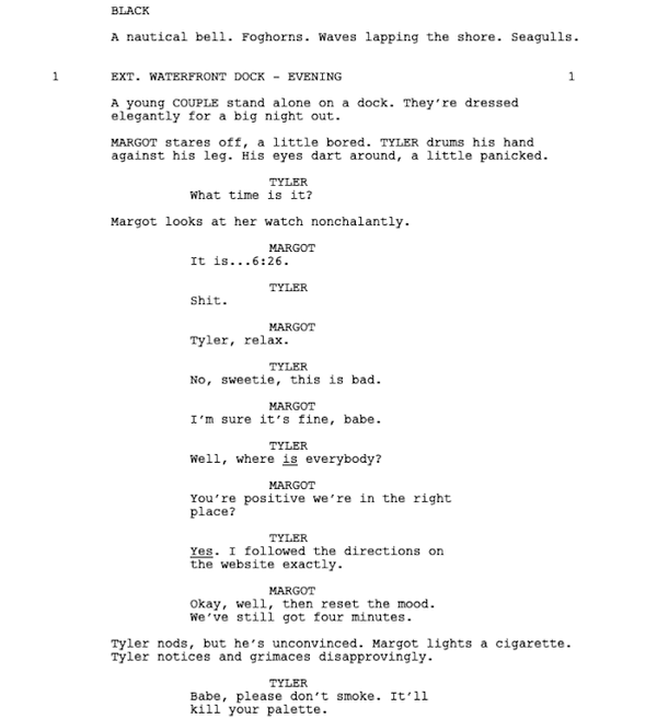 Page One: “The Menu” (2022)