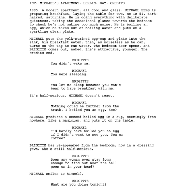 Page One: “The Reader” (2008)