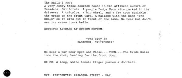 Script To Screen: “Kill Bill: Vol. 1”